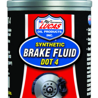 Lucas Oil 10827 Brake Fluid; Single; 12 Ounce Bottle; DOT 4; Glycol Ether Based Attributes Type: Glycol Ether Based DOT Rating: DOT 4 Unit Size: 12 Ounce Unit Type: Bottle Unit Quantity: Single Mfg. Case Qty.: 12 (case packaging not guaranteed)