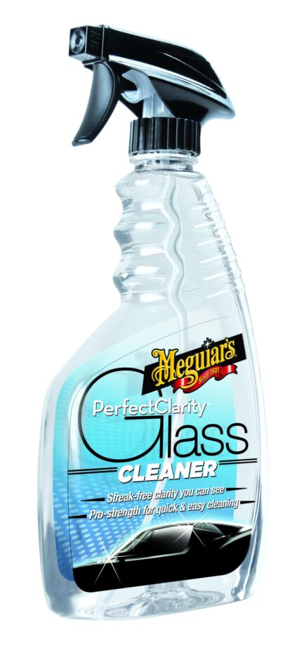 Glass Cleaner; Perfect Clarity; Use To Remove Vinyl Fog Residue/ Road Grime/ Smoker's Film/ Bird Droppings And Bug Splatter; 24 Ounce Spray Bottle; Single