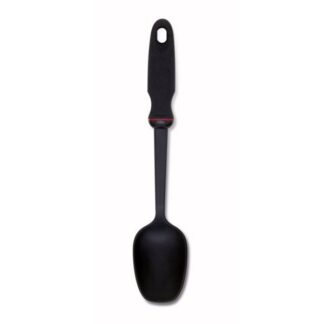 Norpro 1701 Grip EZ Black Solid Spoon