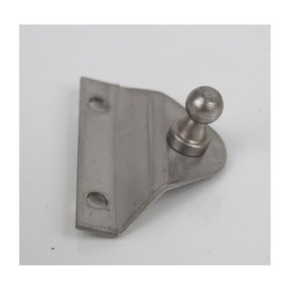 Attwood Marine SL65SSP3-1 Boat Hatch Lift Support Mounting Bracket; SL65 Series; Used As Attachment Points For Gas Springs On Hatches And Other Mounting Surfaces; Flat; 10 Millimeter Forward Ball Pem; Silver; Stainless Steel; Single